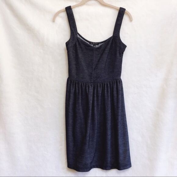 BeBop Blue Denim V-Neck Sleeveless Dress - Picture 7 of 13